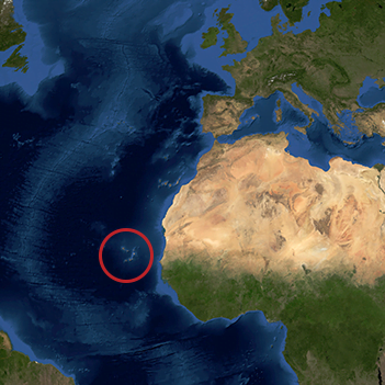 Globale Lage Kapverden Globale Lage Kapverden