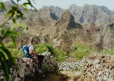 Insel Brava der Kapverden
